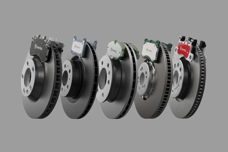 Zum Aftermarket-Portfolio von Brembo gehören unterschiedliche Technologien für Bremsscheiben, Bremsbeläge und Bremssättel. | Bild: Brembo