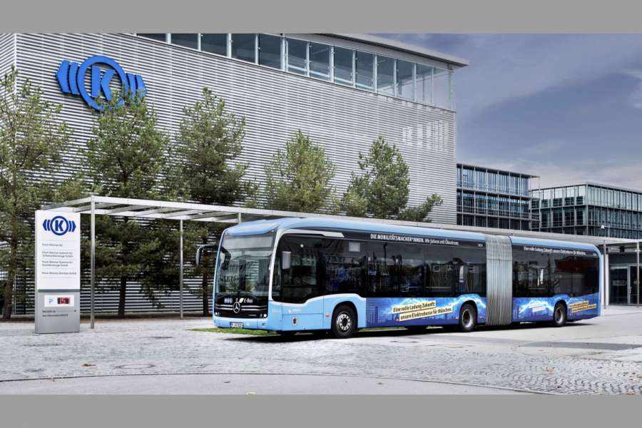Auf der Busworld 2025 (04. bis 09. Oktober in Brüssel) zeigt die Knorr-Bremse AG erstmals ihre vollelektrische EPS-Lenkung (Electric-Power-Steering) für Busse. | Bild: Knorr-Bremse