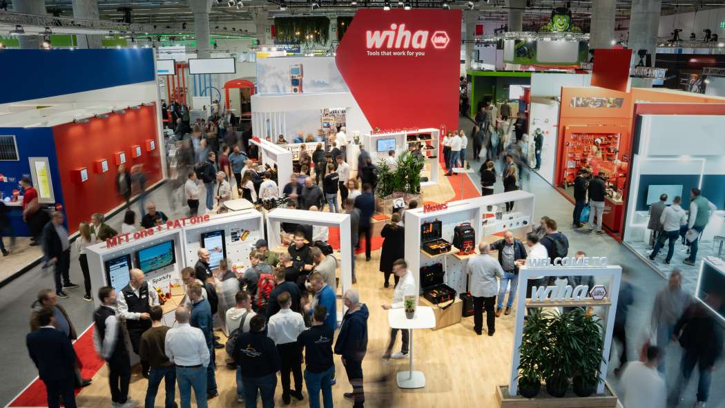 Der Werkzeughersteller Wiha stellte auf der auf der Light + Building 2026 neue Produkte für den Alltag in der Werkstatt vorgestellt. | Bild: Wiha