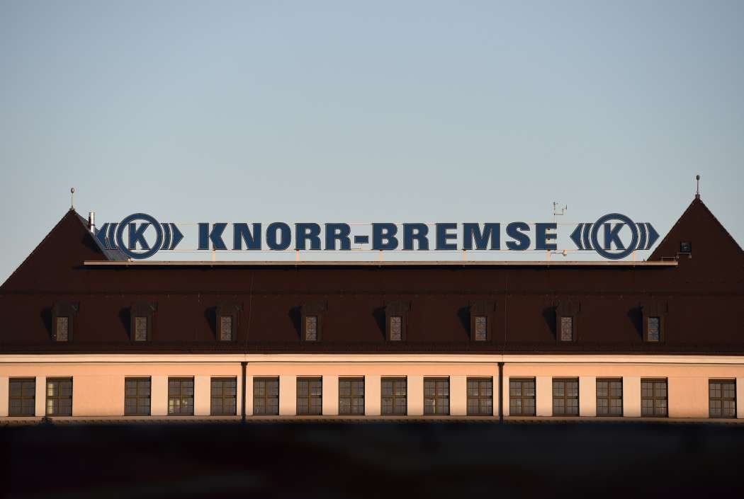Die Zentrale von Knorr-Bremse in München. | Bild: Andreas Gebert/dpa.