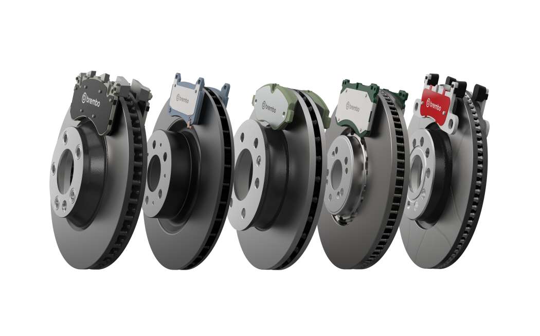 Zum Aftermarket-Portfolio von Brembo gehören unterschiedliche Technologien für Bremsscheiben, Bremsbeläge und Bremssättel. | Bild: Brembo