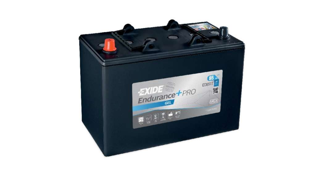 Neu im Programm der Endurance+PRO Gel-Batterien von Exide: Die ED851T hat eine Kapazität von 85 Ah und einen Kaltstartwert von 350 A (EN). | Bild: Exide.