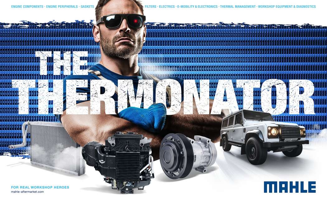 Der Thermonator gibt dem Thema Klimaservice bei Mahle ein Gesicht. | Bild: Mahle.