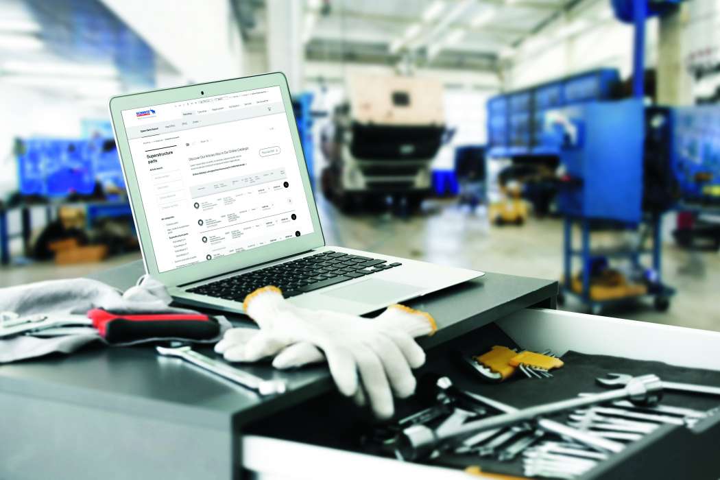 Über den Ersatzteil-Webshop von Schmitz Cargobull sind rund 80.000 Ersatzteile bestellbar. | Bild: Schmitz Cargobull