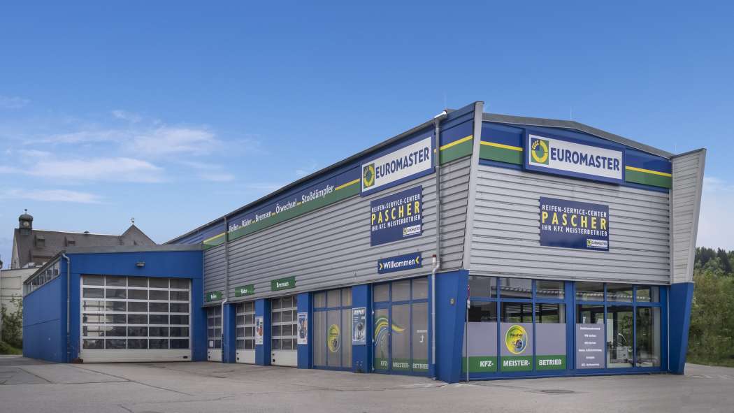 Das Reifen-Service-Center Pascher eröffnet in Bad Tölz eine neue Servicefiliale, die auch unter Euromaster firmieren soll. | Bild: Euromaster