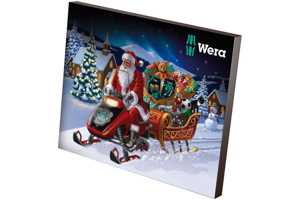 Überaschungen für Werkzeug-Liebhaber soll der Adventskalender von Wera bereithalten. (Foto: Wera)
